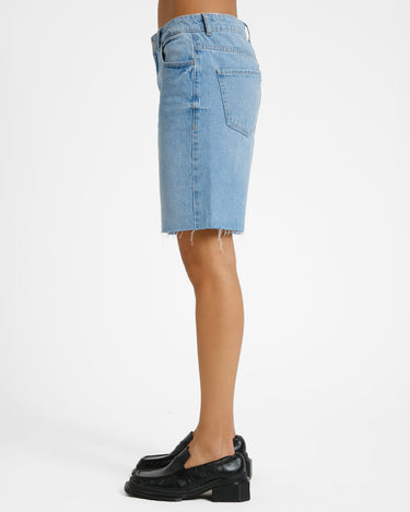 Holla Loose Shorts Light Blue Denim - Things I Like Things I Love