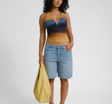 Holla Loose Shorts Light Blue Denim - Things I Like Things I Love