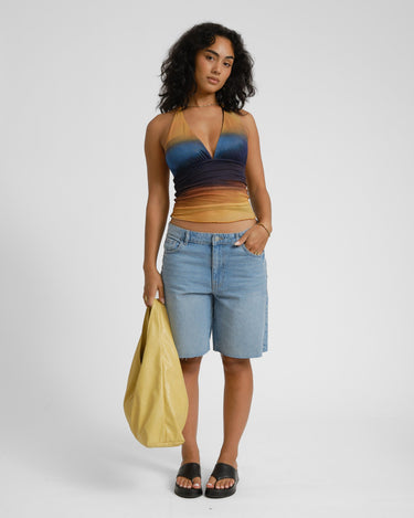 Holla Loose Shorts Light Blue Denim - Things I Like Things I Love