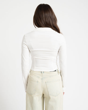 Hook and Eye Shirt Off White - Things I Like Things I Love