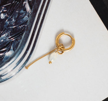 Hoop Cain Water Drop Gold - Things I Like Things I Love