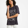 Ida O - Neck Aloha T-Shirt Black - Things I Like Things I Love