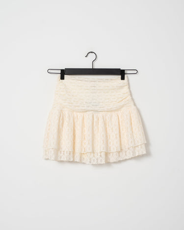 India Skirt Lace Ecru - Things I Like Things I Love