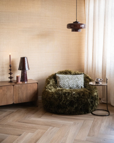 Inflatable Pouf Snuzzle Furry Green - Things I Like Things I Love