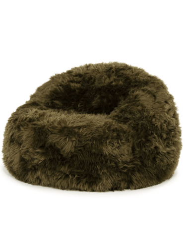 Inflatable Pouf Snuzzle Furry Green - Things I Like Things I Love