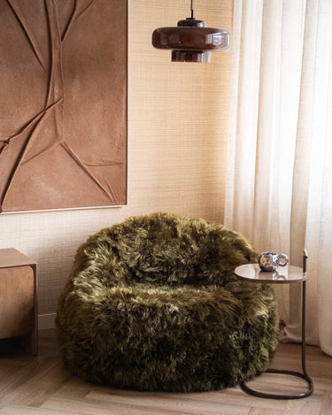 Inflatable Pouf Snuzzle Furry Green - Things I Like Things I Love