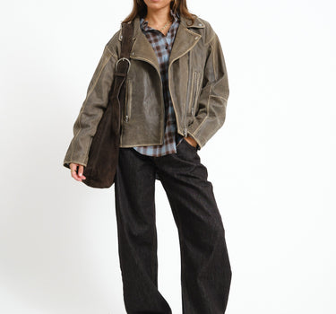 Jamie Check Flannel Shirt Skyway/Peacoat - Things I Like Things I Love