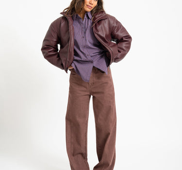 Jamie Relaxed Poplin Shirt Blauw Orchid - Things I Like Things I Love