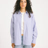 Jamie Relaxed Poplin Shirt Blue White - Things I Like Things I Love