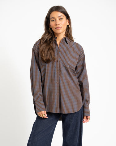 Jamie Relaxed Poplin Shirt Night Sky - Things I Like Things I Love