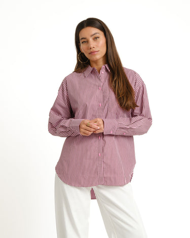 Jamie Relaxed Poplin Shirt Orchid - Things I Like Things I Love