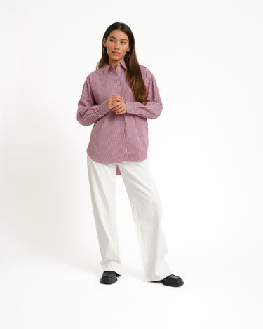Jamie Relaxed Poplin Shirt Orchid - Things I Like Things I Love