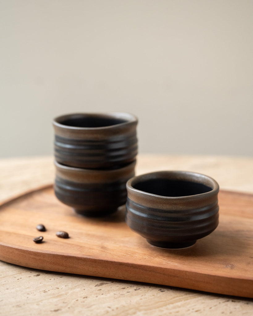 Japanese Sake/ Matcha Cup Matte Black - Things I Like Things I Love