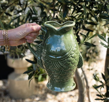 Jar / Vase Fish Green - Things I Like Things I Love