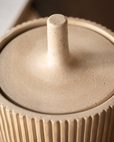 Jar Zilt Ceramic Beige - Things I Like Things I Love