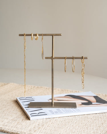 Jewellery Stand Luna Brass - Things I Like Things I Love