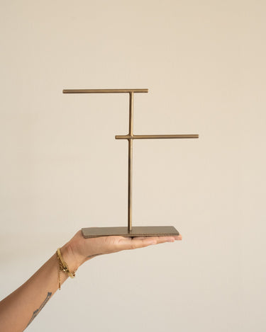Jewellery Stand Luna Brass - Things I Like Things I Love