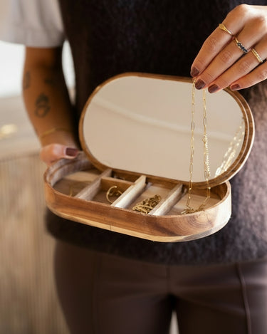 Jewelry Box Acacia Wood - Things I Like Things I Love