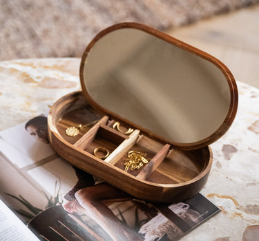 Jewelry Box Acacia Wood - Things I Like Things I Love