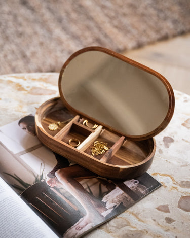 Jewelry Box Acacia Wood - Things I Like Things I Love