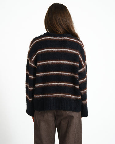 Joe Crew Neck Knit Night Sky//Multi stripes - Things I Like Things I Love