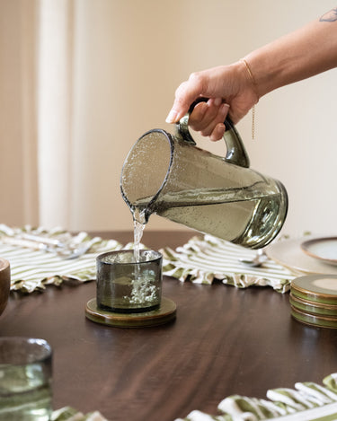 Jug Bubbled Green - Things I Like Things I Love