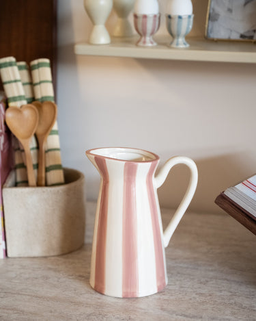 Jug Pink Stripe - Things I Like Things I Love