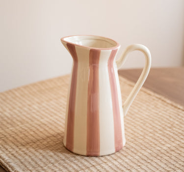 Jug Pink Stripe - Things I Like Things I Love