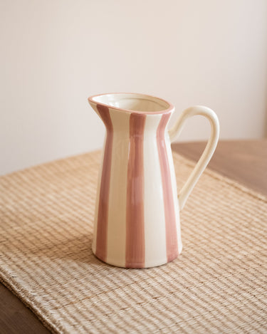 Jug Pink Stripe - Things I Like Things I Love