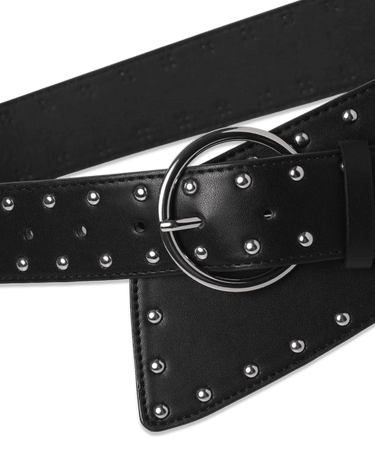 June Belt Studs Black - Things I Like Things I Love