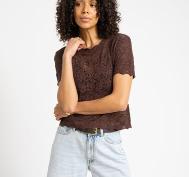 Juultje Top Brown One Size - Things I Like Things I Love