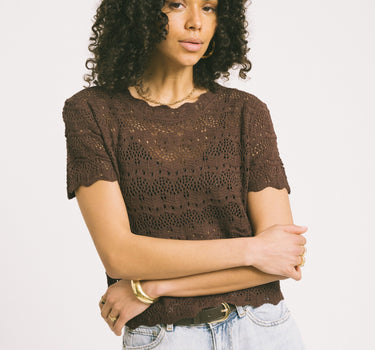 Juultje Top Brown One Size - Things I Like Things I Love