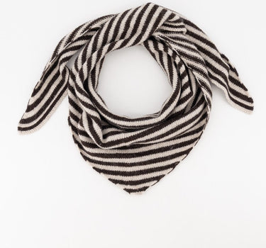 Kaia Stripe Scarf Brown - Things I Like Things I Love