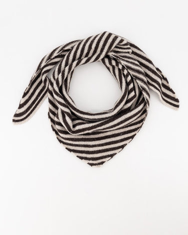 Kaia Stripe Scarf Brown - Things I Like Things I Love