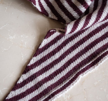 Kaia Stripe Scarf Red - Things I Like Things I Love