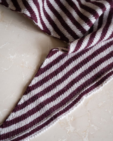 Kaia Stripe Scarf Red - Things I Like Things I Love