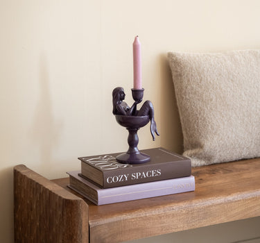 Kandelaar Kyra Zeemeermin Paars - Things I Like Things I Love