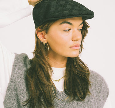 Kangol Cross Weave 504 Black - Things I Like Things I Love