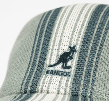 Kangol Nostalgia Stripe Spacecap Green - Things I Like Things I Love