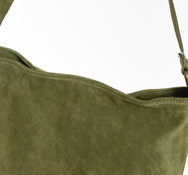 Karin Suede Tas Groen