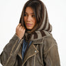 Katherine Knit Stripe Balaclava Bracken Embroidery - Things I Like Things I Love