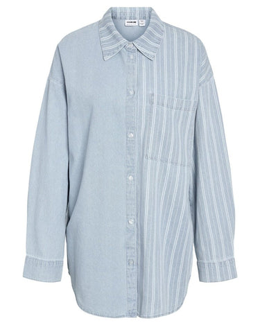 Katri Oversized Shirt Medium Blue Denim - Things I Like Things I Love