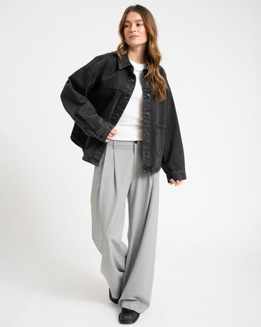 Kettie Denim Jacket Black - Things I Like Things I Love