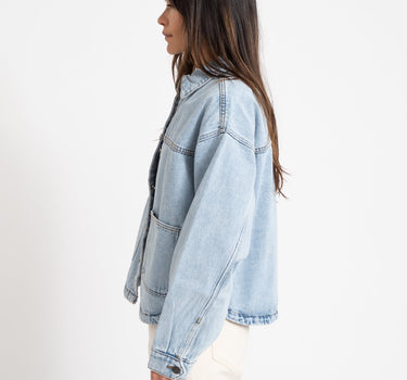 Kettie Denim Jacket Light Blue Denim - Things I Like Things I Love