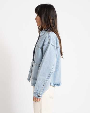 Kettie Denim Jacket Light Blue Denim - Things I Like Things I Love