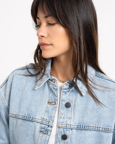 Kettie Denim Jacket Light Blue Denim - Things I Like Things I Love