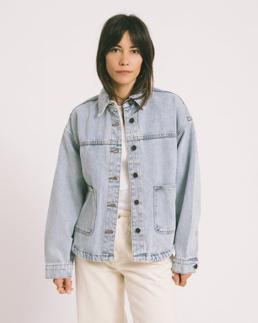 Kettie Denim Jacket Light Blue Denim - Things I Like Things I Love