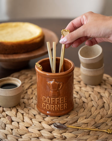Keukengereihouder Coffee Corner Bruin - Things I Like Things I Love
