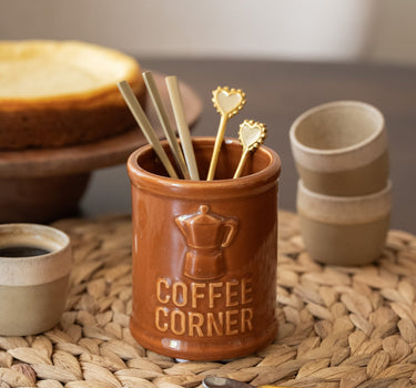 Keukengereihouder Coffee Corner Bruin - Things I Like Things I Love