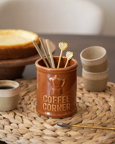 Keukengereihouder Coffee Corner Bruin - Things I Like Things I Love
